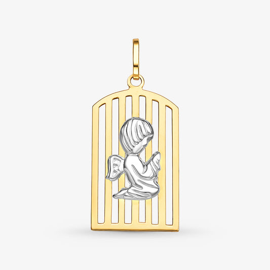 Pingente Anjo em Ouro Amarelo 18K