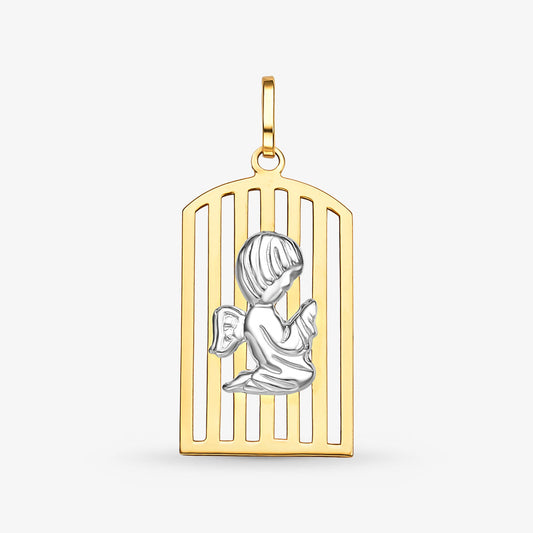 Pingente Anjo em Ouro Amarelo 18K