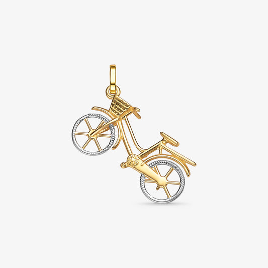 Pingente Bike em Ouro Amarelo 18K