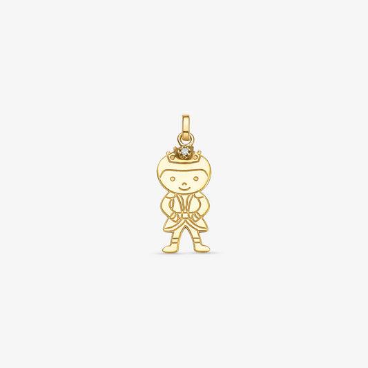 Pingente Pequeno Príncipe em Ouro Amarelo 18K