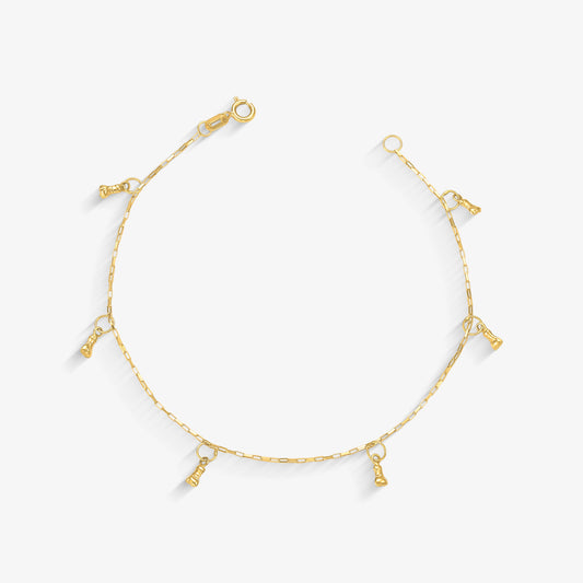 Pulseira Cartier Figa em Ouro Amarelo 18K, 18cm