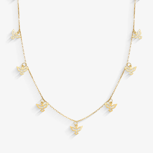 Gargantilha Divino em Ouro Amarelo 18K, 50cm