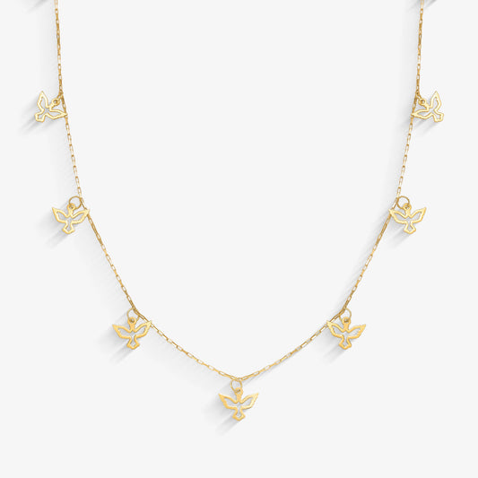 Gargantilha Divino em Ouro Amarelo 18K, 50cm