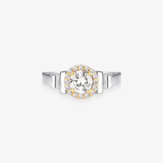 Anel Magnifique com Diamante em Ouro Amarelo 18K