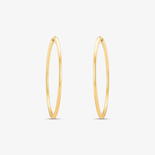 Brinco Argola 30mm em Ouro Amarelo18K