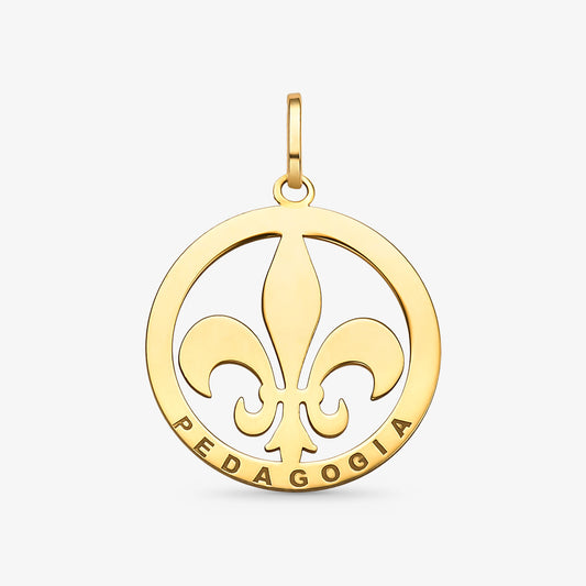 Pingente Formatura Pedagogia em Ouro Amarelo 18K