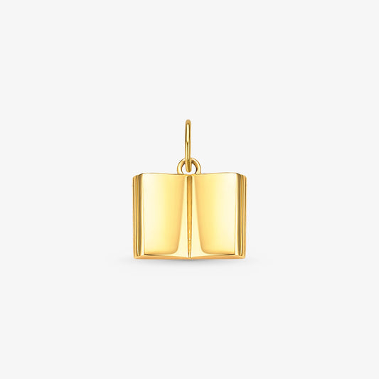 Pingente Livro Aberto em Ouro Amarelo 18K