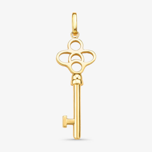 Pingente Chave em Ouro Amarelo 18K