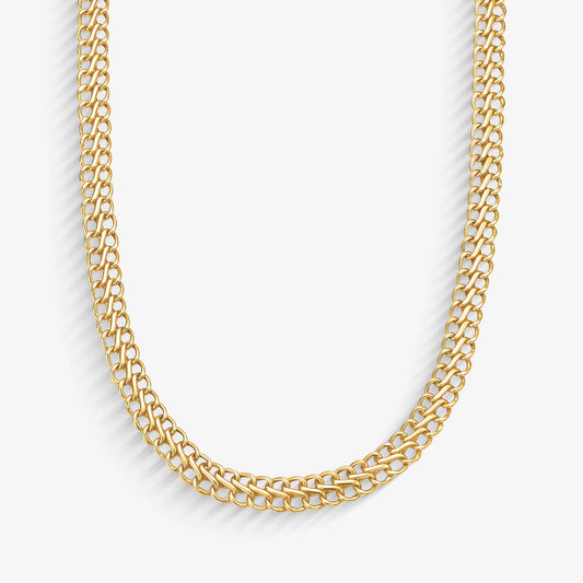 Corrente Lacraia Fio 0,80 em Ouro Amarelo 18K, 45cm