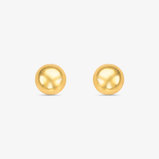 Brinco Bola em Ouro Amarelo 18K, 9mm