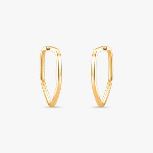 Brinco Argola em Ouro Amarelo 18K