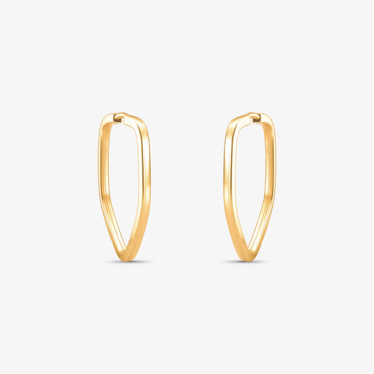 Brinco Argola em Ouro Amarelo 18K
