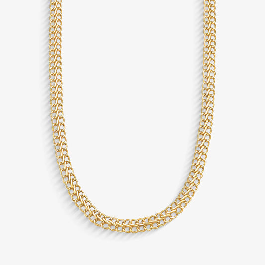 Corrente Lacraia Oca em Ouro Amarelo 18K, 45,5cm