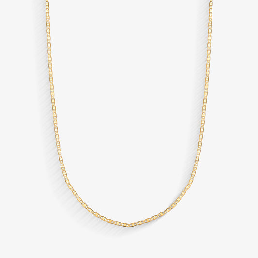 Corrente Piastrine em Ouro Amarelo 18K, 40cm