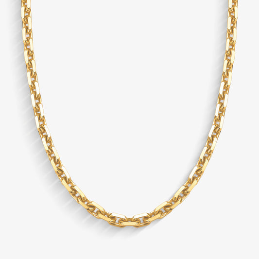 Corrente Cartier Cadeado Maciça em Ouro Amarelo 18K, 70cm