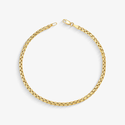 Pulseira Milano em Ouro Amarelo 18K, 21cm
