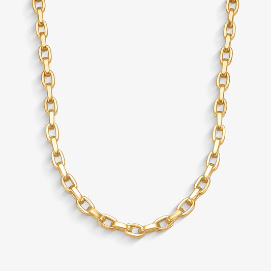 Corrente Cartier Alongada Oca em Ouro Amarelo 18K, 70cm