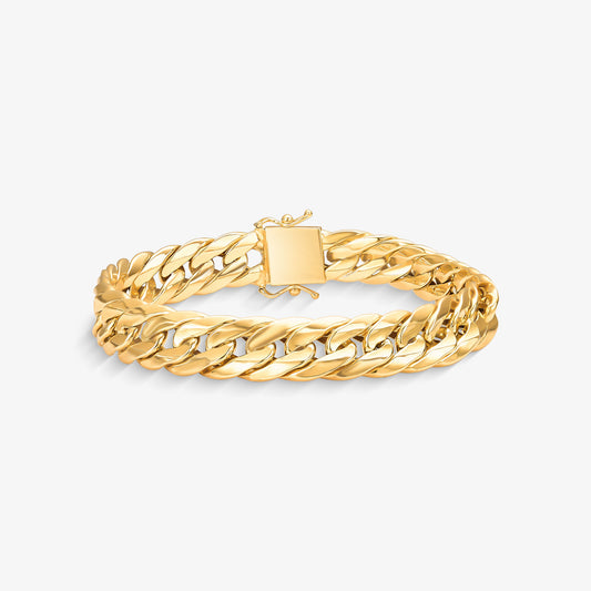 Pulseira Grumet Oca em Ouro Amarelo 18K, 21cm