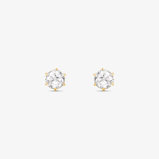 Brinco Ponto de Luz em Ouro Amarelo 18K