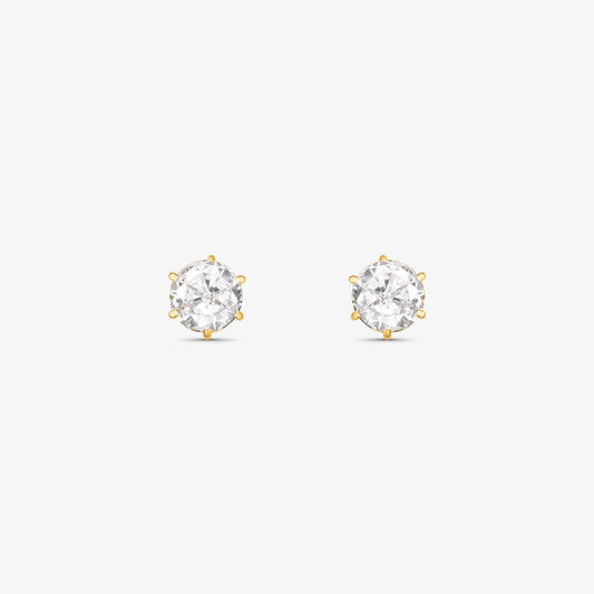 Brinco Ponto de Luz em Ouro Amarelo 18K