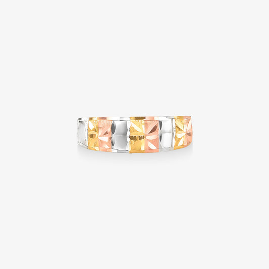 Anel Estamparia em Ouro Amarelo 18K