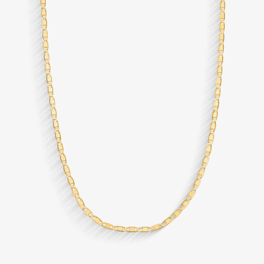 Corrente Piastrine em Ouro Amarelo 18K, 60cm