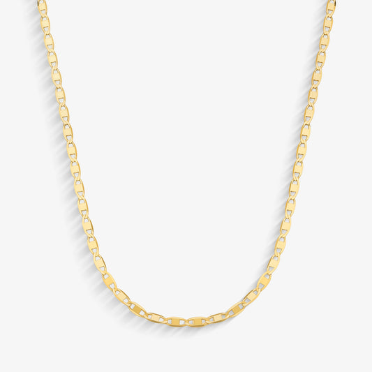 Corrente Piastrine em Ouro Amarelo 18K, 70cm