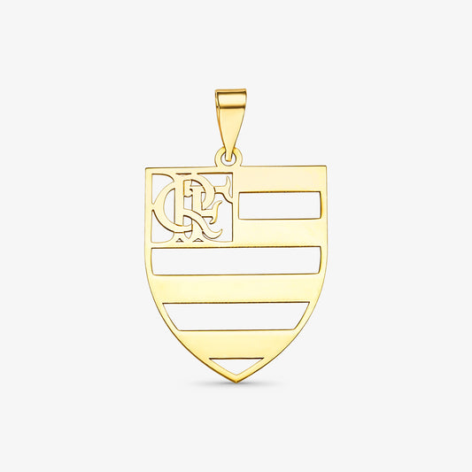 Pingente Flamengo em Ouro Amarelo 18K