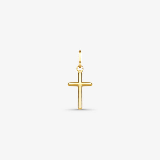 Pingente Cruz I em Ouro Amarelo 18K