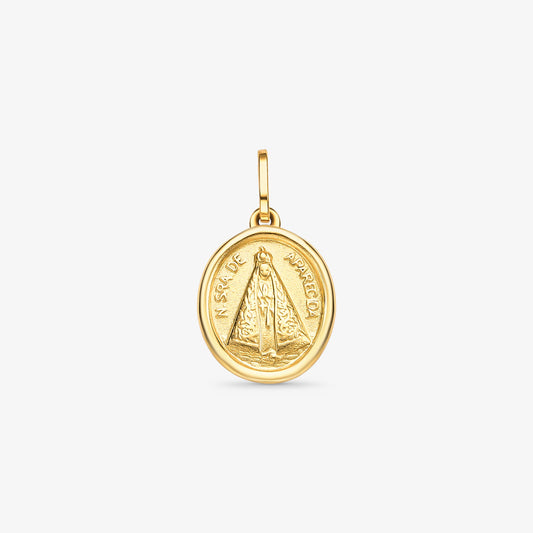 Pingente N.Sra Aparecida em Ouro Amarelo 18K
