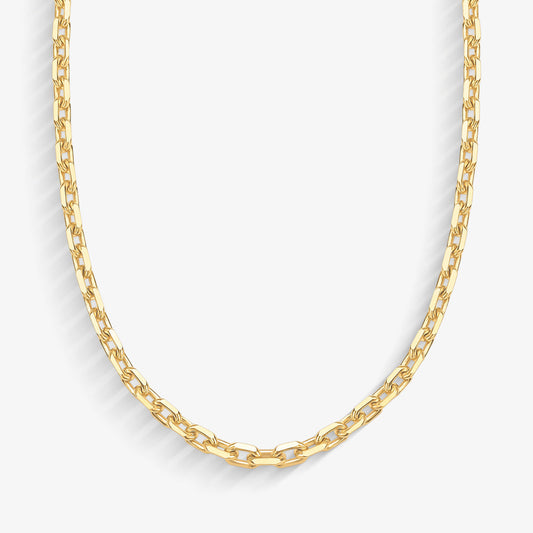 Corrente Cartier Cadeado Maciça em Ouro Amarelo 18K, 60cm