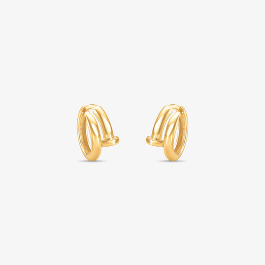 Brinco Argola Prego em Ouro Amarelo 18K