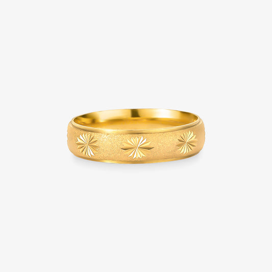 Aliança Fosca Comfort em Ouro Amarelo 18K, 4,90mm