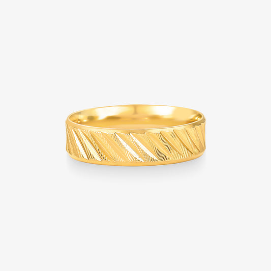 Aliança Reta em Ouro Amarelo 18K, 5,70mm