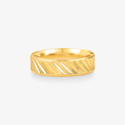 Aliança Reta em Ouro Amarelo 18K, 5,70mm
