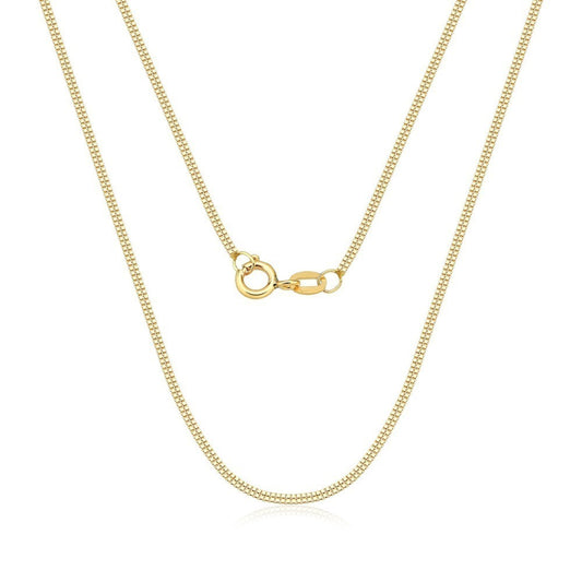 Corrente Veneziana Dupla 45cm em Ouro Amarelo 18K