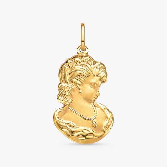 Pingente Camafeu em Ouro Amarelo 18K