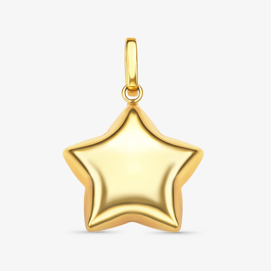 Pingente Estrela em Ouro Amarelo 18K