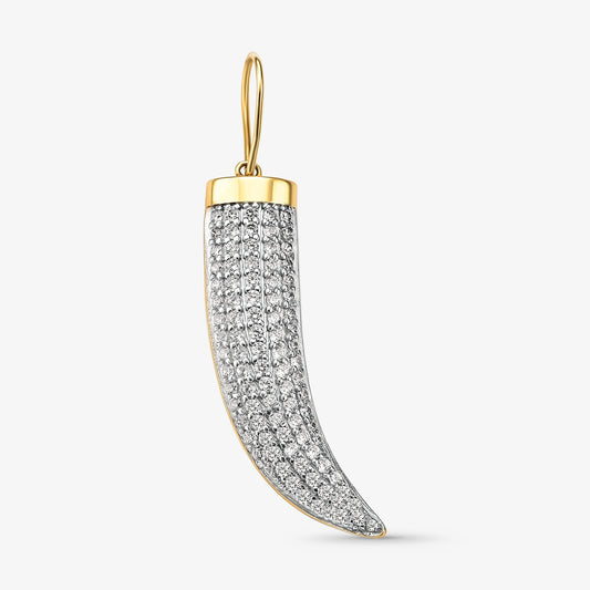 Pingente Dente de Sabre em Ouro Amarelo 18K