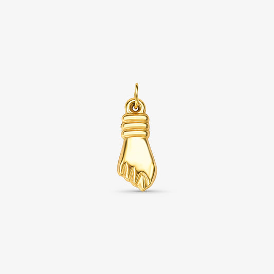Pingente Figa V em Ouro Amarelo 18K