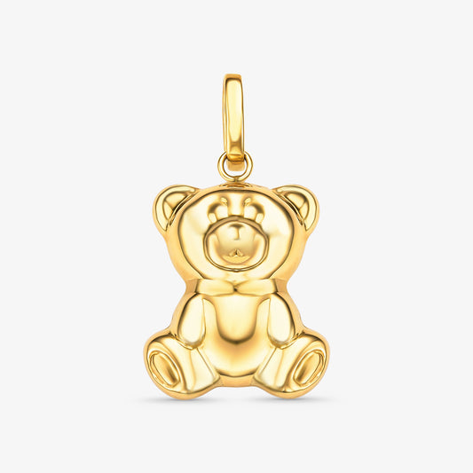 Pingente Urso G em Ouro Amarelo 18K