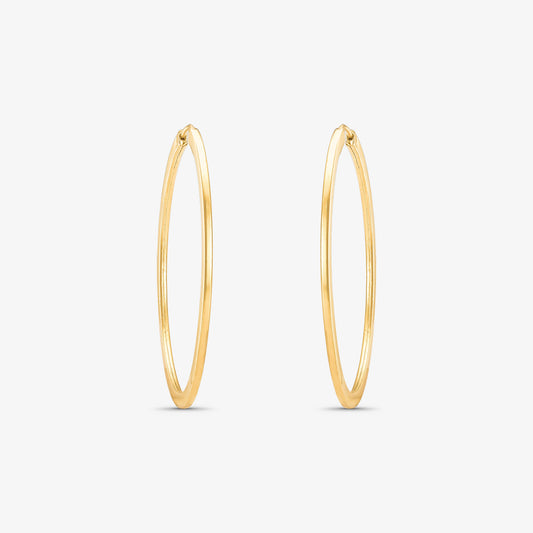 Brinco Argola 30mm em Ouro Amarelo18K