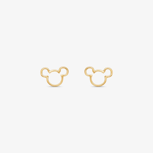 Brinco Baby Mickey Fio em Ouro Amarelo 18K