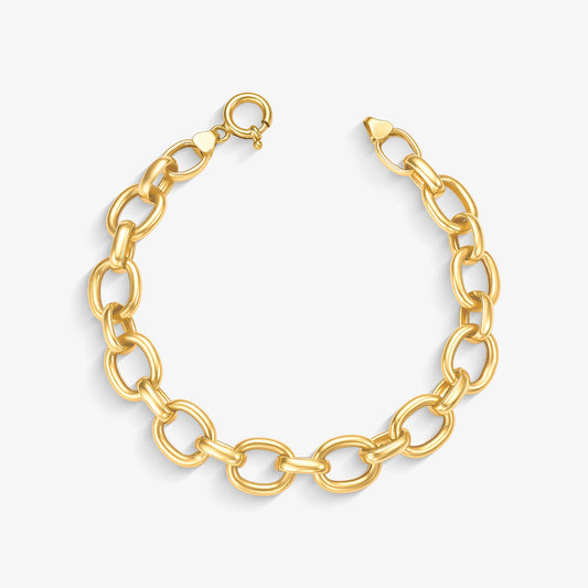 Pulseira Cartier Grossa em Ouro Amarelo 18K, 19cm
