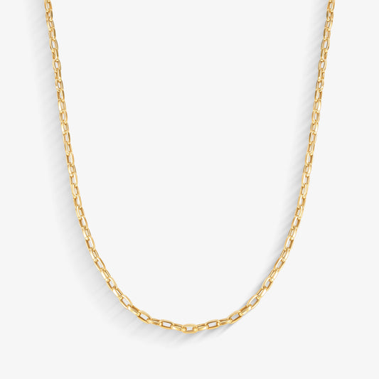 Corrente Cartier Caixa Oca em Ouro Amarelo 18K, 60cm