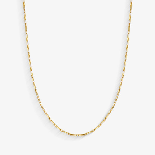 Corrente Cartier Cadeado 1x1 em Ouro Amarelo 18K, 70cm