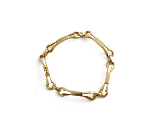 PULSEIRA TRABALHADA 19CM 13,60G OURO AMARELO 18K 750