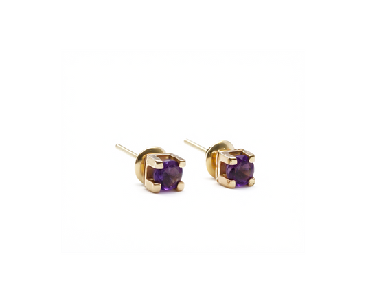 BRINCO CARTIER AMETISTA NATURAL 1,1G OURO AMARELO18K750