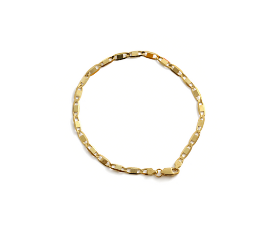Pulseira piastrine 21cm ouro 18K750