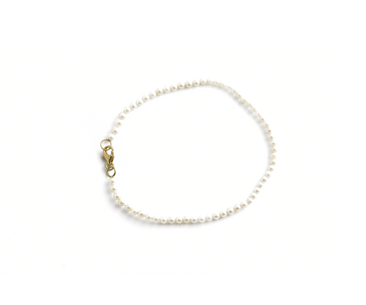 Pulseira perola natural 18cmm ouro18k750 - pe 1.91 0029636
